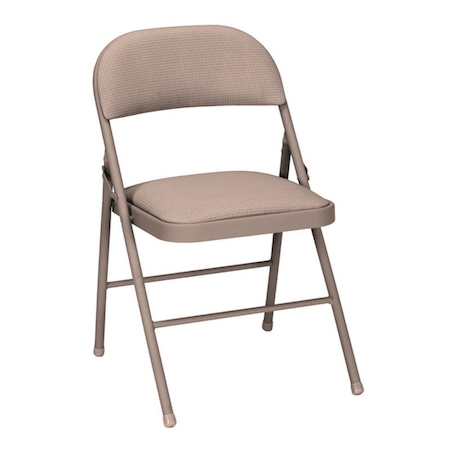 Cosco Cosco Antique Sand Fabric Cushioned Folding Chair 1 pk 14-995-ALC4